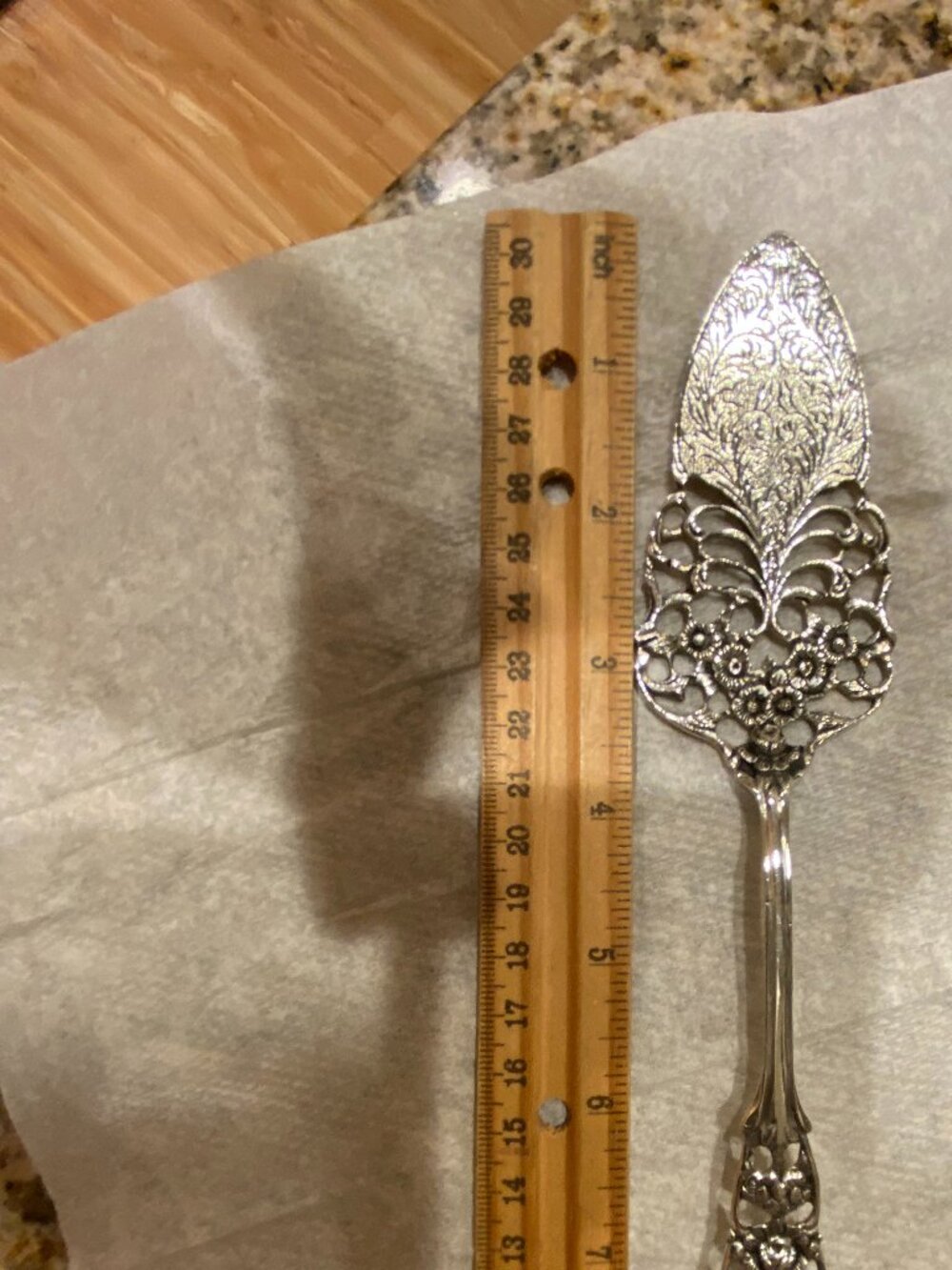 Authen Hazorfim Solid Silver 800 Cake Server. Made in Israel. Brand New 43.59gr